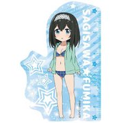 シンデレラガールズ劇場 スケールキーホルダー第二弾 鷺沢文香(水着) [キャラクターグッズ]