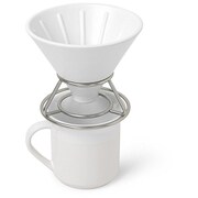 ペルク コーヒーポアオーバー ホワイト/ニッケル [ドリッパー]
