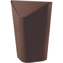 スイングフタ付 角型ゴミ箱 CORNER CAN（コーナーカンミニ） ブロンズ コーナーカン M BZ