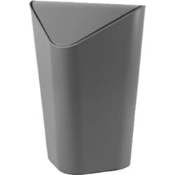 スイングフタ付 角型ゴミ箱 CORNER CAN（コーナーカンミニ） チャコール コーナーカン M CHCL