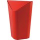 スイングフタ付 角型ゴミ箱 CORNER CAN（コーナーカンミニ） レッド コーナーカン M RD