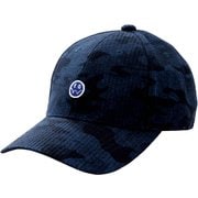 EDC1848A EVALETカモ柄サッカーキャップ メンズ ネイビー フリー（56～60cm）