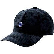 EDC1848A EVALETカモ柄サッカーキャップ メンズ ブラック フリー（56～60cm）