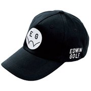 EDC1838LA コットンツイルキャップ レディース ブラック フリー（57～59cm）