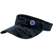EDV1846LA EVALETカモ柄サッカーバイザー レディース ブラック フリー(56~59cm)