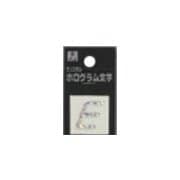 FM20-E ホログラム文字 ? 20x1mm [サインプレート]