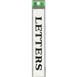 UP318-7 プレート LETTERS 30x180x22mm テープ付き [サインプレート]