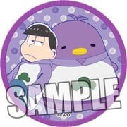 おそ松さん クロスバッジ ちゅんコレと一緒 Ver. 一松 [直径70×厚さ5mm]