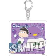 おそ松さん アクリルキーホルダー ちゅんコレと一緒 Ver. 一松 [約縦80×横80×厚さ3mm以内]