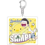 おそ松さん アクリルキーホルダー ちゅんコレと一緒 Ver. 十四松 [約縦80×横80×厚さ3mm以内]