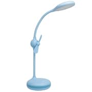 LEDライト USB fan付 スタンド ブルー UA-LED008BL