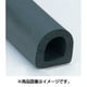 ゴム素材 SRD-330 D型スポンジ粘着付 20x20x330mm