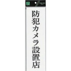 UP390-69 プレート 防犯カメラ設置店 300x90x2mm [サインプレート]