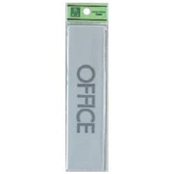 EL416-13 プレート OFFICE 40x160x2mm テープ付き [サインプレート]