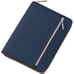 Nilon ダブルファスナーカラーマルチカバーノート B6サイズ ネイビー CN162K