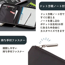 （まとめ買い）レイメイ藤井 Nilon マルチカバーノート B5 ネイビー CN202K 〔3冊セット〕 | レイメイ藤井 Nilon ダブルファスナー マルチカバーノートB5