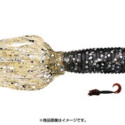 フラグラブ 4インチ 135-136 [グラブ スモーク/シルバーフレーク - クリアー/シルバーフレーク]