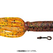 フラグラブ 4インチ ツインテール 196-204 [グラブ パンプキン/グリーン＆ブラックフレーク - シナモン/グリーン＆レッドフレーク]