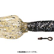 フラグラブ 4インチ ツインテール 135-136 [グラブ スモーク/シルバーフレーク - クリアー/シルバーフレーク]