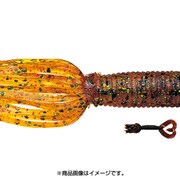 フラグラブ 5インチ ツインテール 196-204 [グラブ パンプキン/グリーン＆ブラックフレーク - シナモン/グリーン＆レッドフレーク]