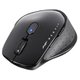 ワイヤレスマウス NEO FIT（ネオフィット） 無線（2.4GHz）接続式 BlueLED 5ボタンタイプ 電池式 エルゴノミクス形状 ボタン割当 速度切替 静音 Mサイズ ブラック BSMBW518MBK