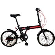 折りたたみ自転車 18インチ(型) ブラック FDB186 IW-III