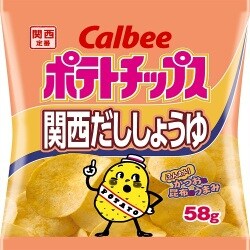 ヨドバシ Com Calbee カルビー 限定 ポテトチップス関西だししょうゆ 58g 通販 全品無料配達