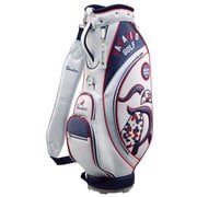 CBA084WN [キャディバッグ 2.7kg 8.5型 45インチ対応 口枠数5 レディス 白/紺 2018年モデル]