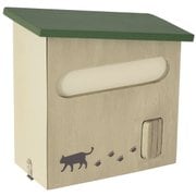 Torta 木製壁掛けポスト グリーン 73-826