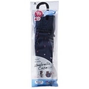 SUSU 長傘ケース 抗菌 ハート柄 ネイビー [傘関連用品]