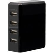 4ポートAC充電器 ブラック OWL-ACU4F68S-BK