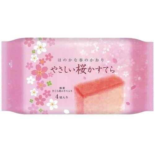 限定 スイートファクトリー やさしい桜かすてら 4切
