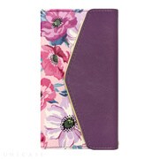 UNI-CSDIP8-2BL-PA [Flower Series mirror case for iPhone X Purple Anemone]