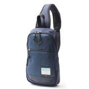 ET-ABCY02NV [ビアンキ CORDURA×メランジ ボディバッグ 大 ネイビー]