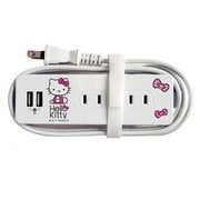 自動識別USB付4口電源タップ　ハローキティ TK-30