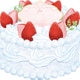 moovinミニボード CAFEFOOD Strawberry Cake