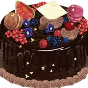 moovinミニボード CAFEFOOD Chocolate Cake