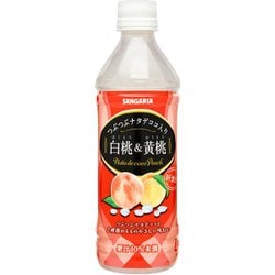 ヨドバシ Com サンガリア Sangaria つぶつぶナタデココ入り白桃 黄桃 500ml 24本 通販 全品無料配達