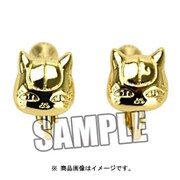 夏目友人帳 イヤリングセット ニャンコ先生 [最大約縦10×横10mm]