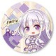 てくトコ 缶バッチ part2 Re：ゼロから始める異世界生活 エミリア [キャラクターグッズ]