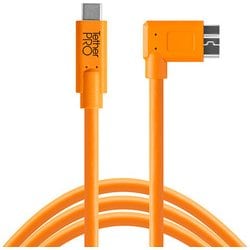 TetherPro USB-C to 3.0 Micro-B Right Angle 4.6m オレンジ CUC33R15-ORG
