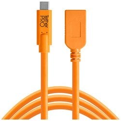 TetherPro USB-C to USB Female Adapter （extender）. 4.6m オレンジ CUCA415-ORG
