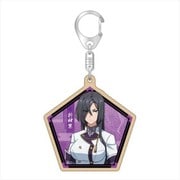 刀使ノ巫女 ウッドキーホルダー 折神紫ver. [キャラクターグッズ]