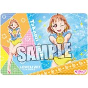 キャラクター万能ラバーマット ラブライブ！ サンシャイン！！ 高海千歌 水遊び Ver. [短辺約370×長辺約520×厚さ約2mm]