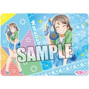 キャラクター万能ラバーマット ラブライブ！ サンシャイン！！ 渡辺曜 水遊び Ver. [短辺約370×長辺約520×厚さ約2mm]