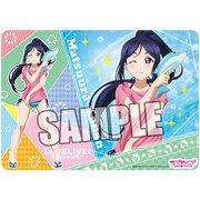 キャラクター万能ラバーマット ラブライブ！ サンシャイン！！ 松浦果南 水遊び Ver. [短辺約370×長辺約520×厚さ約2mm]