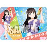 キャラクター万能ラバーマット ラブライブ！ サンシャイン！！ 黒澤ダイヤ 水遊び Ver. [短辺約370×長辺約520×厚さ約2mm]