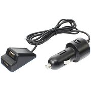 PZ-792 [セパレートUSB2ポート付DC充電器 ケーブル一体型 計4.8A 1M]