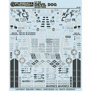 FRD48-010 [アメリカ海兵隊 A-4スカイホーク ロービジ・デビルドッグ・スクーター 1/48 デカール]