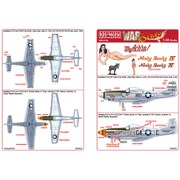 KW148154 [WW.II アメリカ軍 P-51D/K マスタング 1/48 デカール]